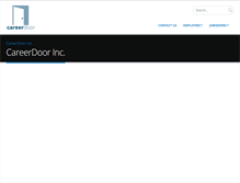 Tablet Screenshot of careerdoor.com